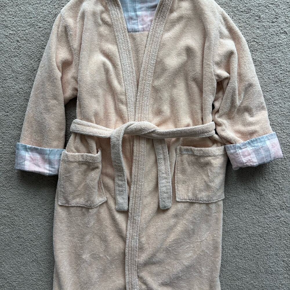 Barbour Ada Terry Cloth Robe Womens Small - Picture 6 of 9